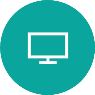 Green circle with AIM logo